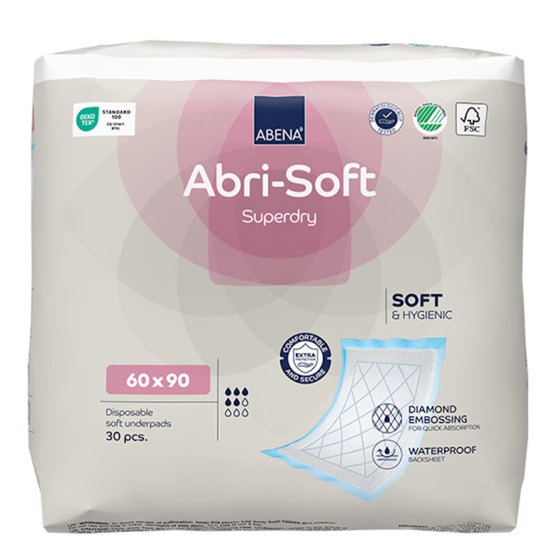 Υποσέντονο Ακράτειας Abri Soft Superdray 60x90cm 30τμχ