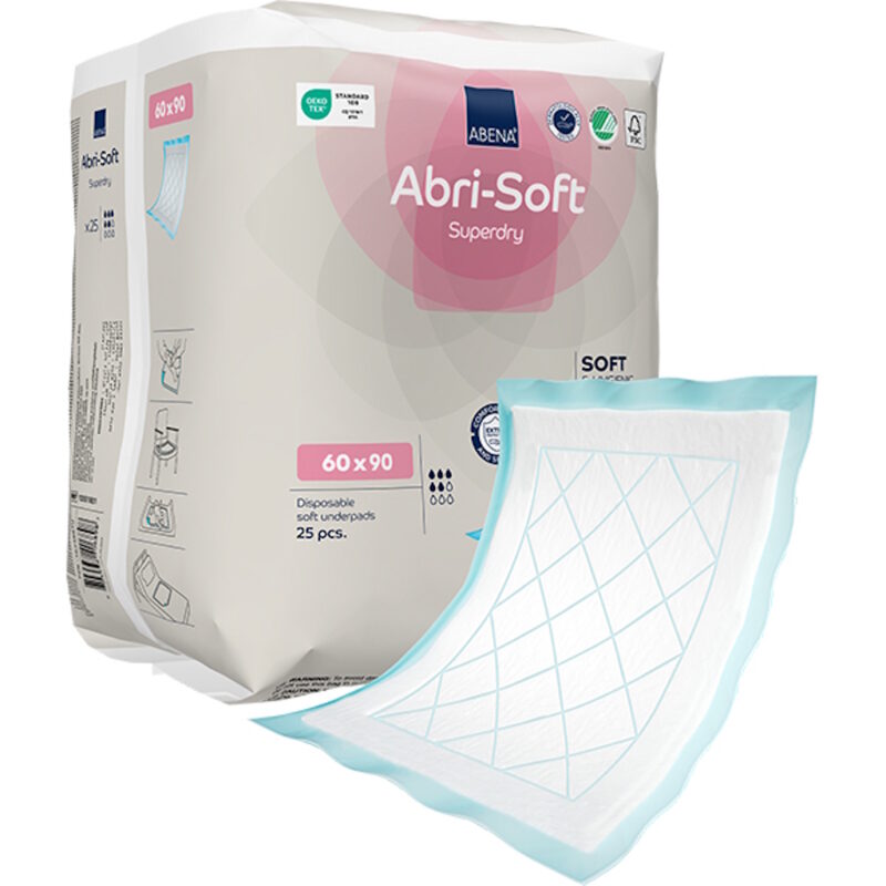 Υποσέντονο Ακράτειας Abri Soft Superdray 60x90cm 30τμχ
