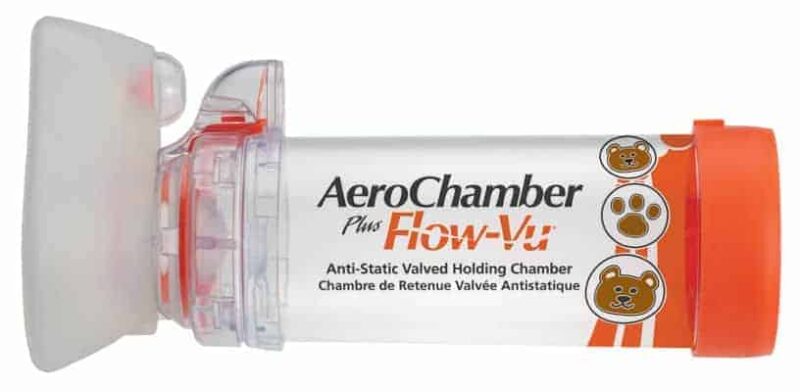 Aerochamber Plus Βρεφικός Αντιστατικός Αεροθάλαμος Με Μάσκα & Δείκτη Εισπνοών Flow-Vu