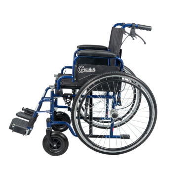 Αναπηρικό Αμαξίδιο Gemini Blue 24″ Πτυσσόμενο Ατσάλινο 125kg 0811600_allcare
