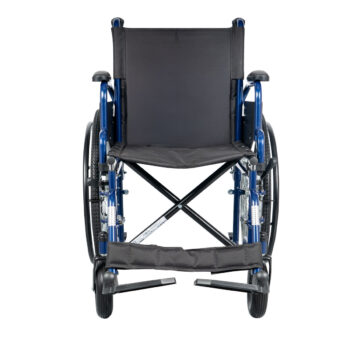 Αναπηρικό Αμαξίδιο Gemini Blue 24″ Πτυσσόμενο Ατσάλινο 125kg 0811600_allcare