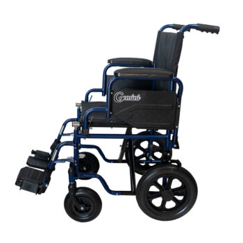 Αναπηρικό Αμαξίδιο Μεταφοράς Gemini Blue 12'' | Πτυσσόμενο 125kg 0811602_all care