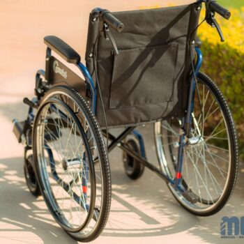 Αναπηρικό Αμαξίδιο Gemini Blue 24″ Πτυσσόμενο Ατσάλινο 125kg 0811600_allcare