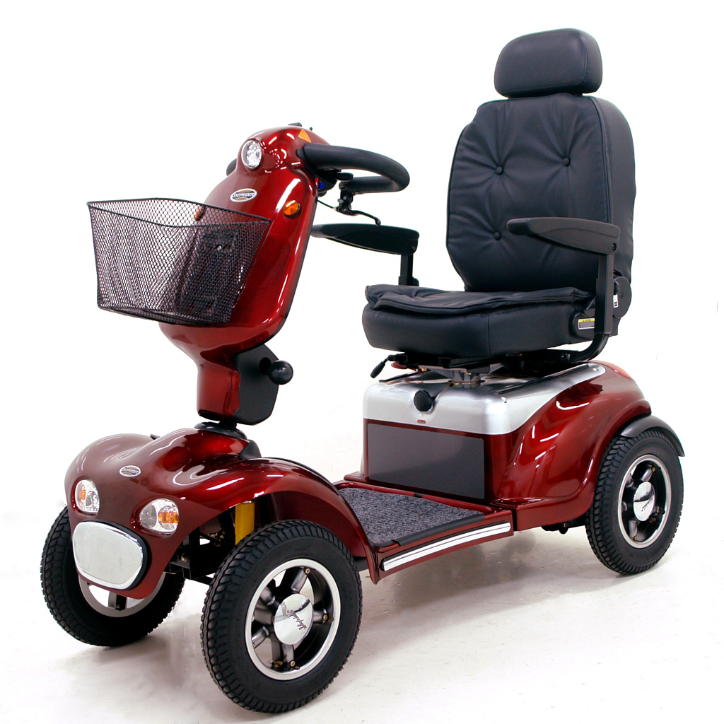 Ηλεκτρικό Αμαξίδιο Scooter EXPLORER με Ισχυρό Κινητήρα. Κόκκινο. 0811112.