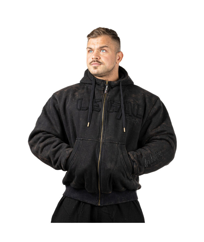 Legal Power Heavy Devils Hoodie "Stonewashed" 4016.2-899/760 Black XL - XLarge
