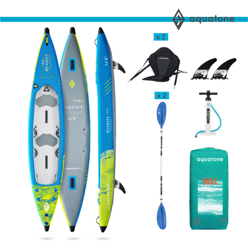 GLACIER HIGH PERFORMANCE /2-PERSON 14&apos;0" (AQUATONE)