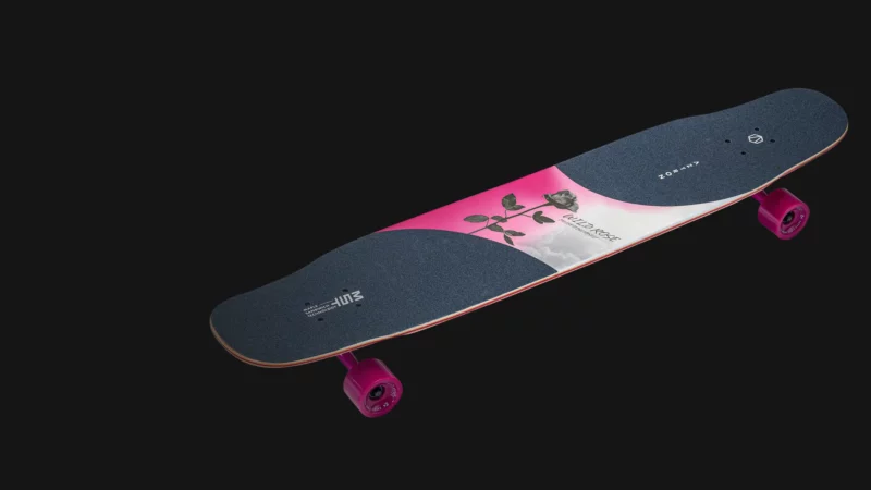 DANCEBOARD/SKATEBOARD WILD ROSE 45.5" by Aztron®