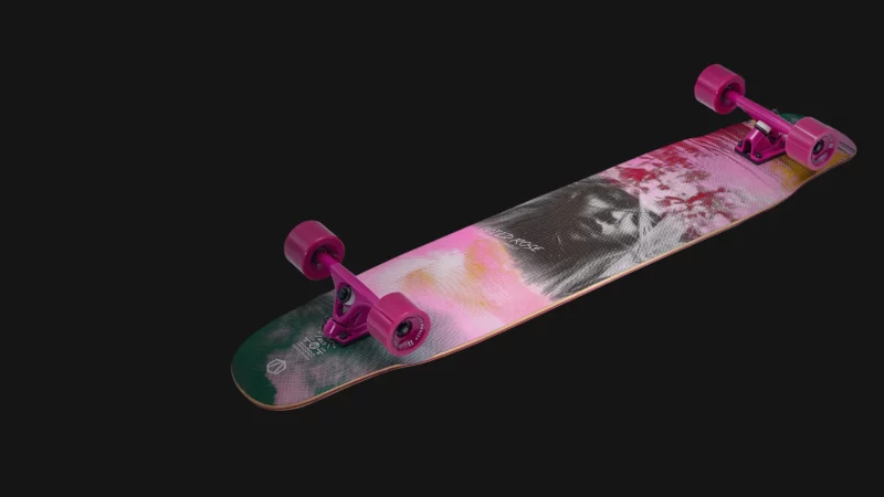 DANCEBOARD/SKATEBOARD WILD ROSE 45.5" by Aztron®