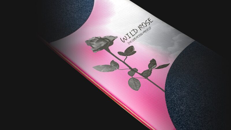 DANCEBOARD/SKATEBOARD WILD ROSE 45.5" by Aztron®