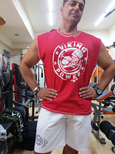 VIKING Sleeveless V1003 V.P. Sleeveless Rag Top - Red/XLarge