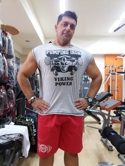 VIKING Sleeveless V1003 P.I. Sleeveless Rag Top - Grey/Medium