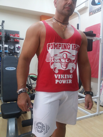 VIKING V1001 P.I. Cotton Tank Top - Black/XXLarge