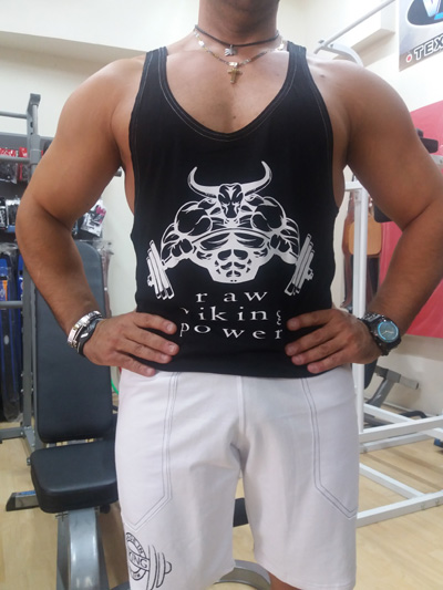 VIKING Tank top V1001 B. Cotton Tank Top - Black/XLarge