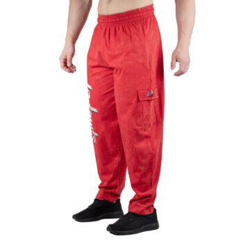 Legal Power Cargo Body Pants Stone Wash "Heavy Jersey" 6204-834 Red - XLarge - Image 5
