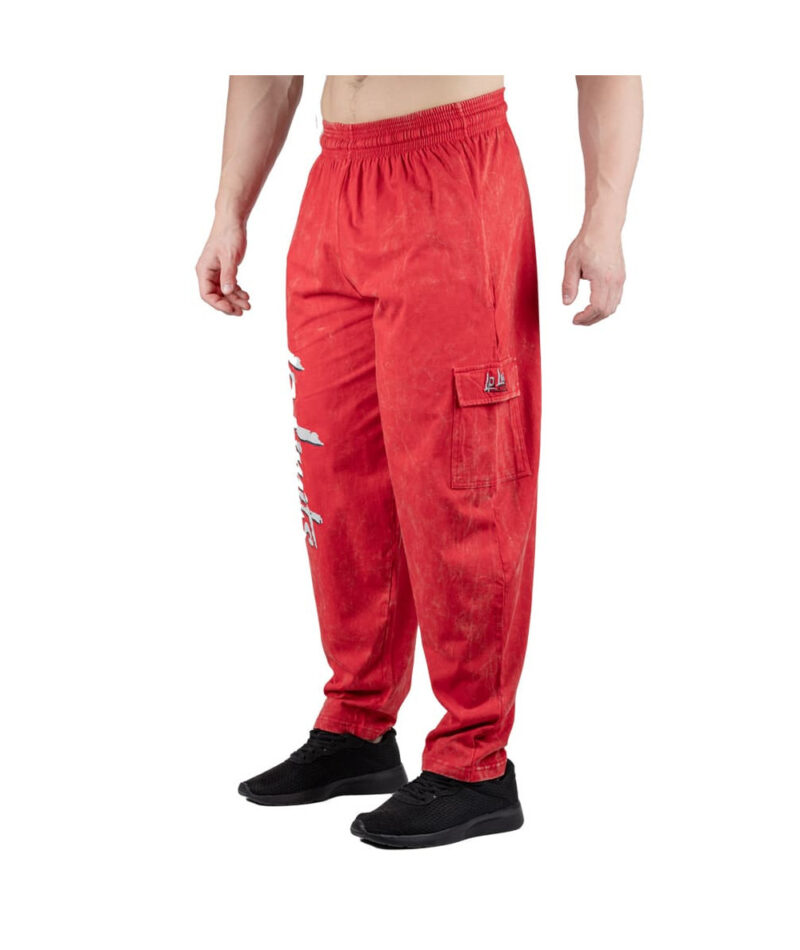 Legal Power Cargo Body Pants Stone Wash "Heavy Jersey" 6204-834 Red - XLarge