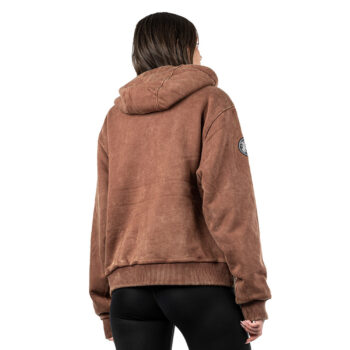 Legal Power Heavy Devils Hoodie "Stonewashed" 4016.2-899/760  Chocklate Brown  Large - Large - Image 3