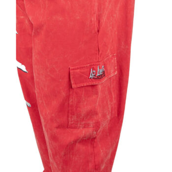 Legal Power Cargo Body Pants Stone Wash "Heavy Jersey" 6204-834 Red - XLarge - Image 2
