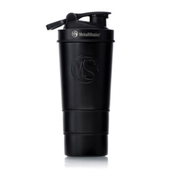 SHAKER 600ml By METALSHAKE - BLACK STEEL - Image 1