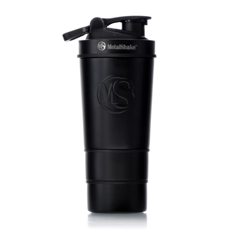 SHAKER 600ml By METALSHAKE - BLACK STEEL