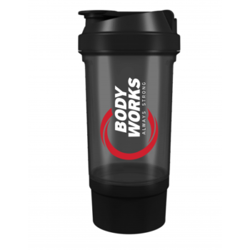 Shaker Bottle 500ml+150ml (BWS) - Image 1