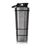 SHAKER 600ml By METALSHAKE - SILVER STEEL