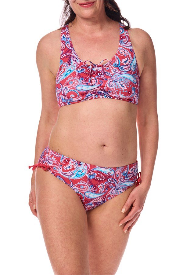 Μαγιό Μαστεκτομής Bikini Set Amoena Barbados SB Μπλε -Ροζ