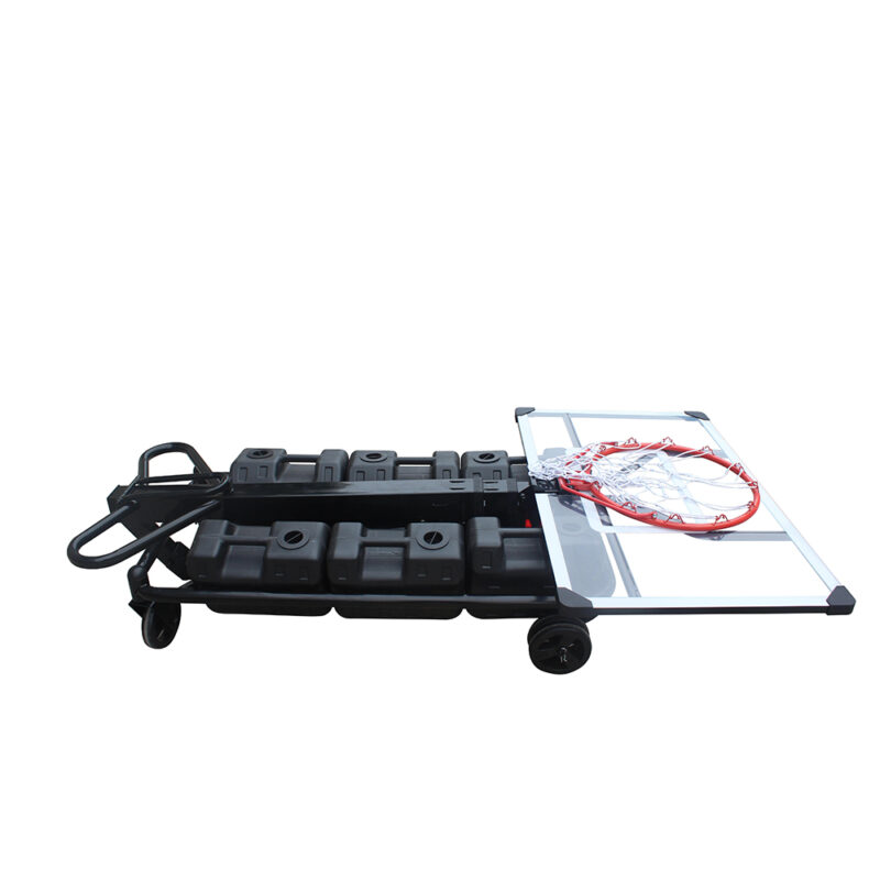 VIKING Foldable Pro Hoop Αναδιπλούμενη μπασκέτα με βάση και ρυθμιζόμενο ύψος 130-305 εκ.
