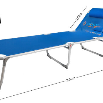 ΞΑΠΛΩΣΤΡΑ ΤΡΙΣ/ΤΗ ΠΑΡΑΛΙΑΣ ESCAPE MAX ΜΠΛΕ Ξαπλώστρα Τρίσπαστη Παραλίας ESCAPE Max Μπλε Photo 3 - allcare.gr