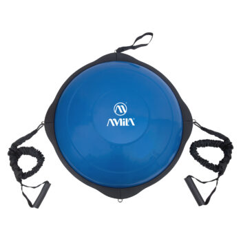 AMILA Balance Ball με Ξύλινη Βάση Μπλε 63cm Main Photo - allcare.gr