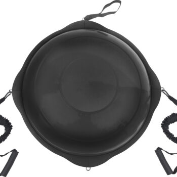 AMILA Balance Ball με Ξύλινη Βάση Mat Black 63cm Main Photo - allcare.gr