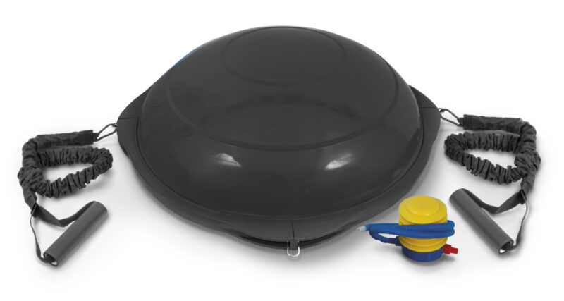 AMILA Balance Ball με Ξύλινη Βάση Mat Black 63cm Photo 1 - allcare.gr