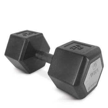 ΑΛΤΗΡΑΣ 27.5KG AMILA ΕΞΑΓΩΝΟΣ ΛΑΣΤΙΧΟ ΛΑΒΗ ΜΕΤΑΛΙΚΟ LOGO Aλτήρας Εξάγωνος Original Rubber S - 27
