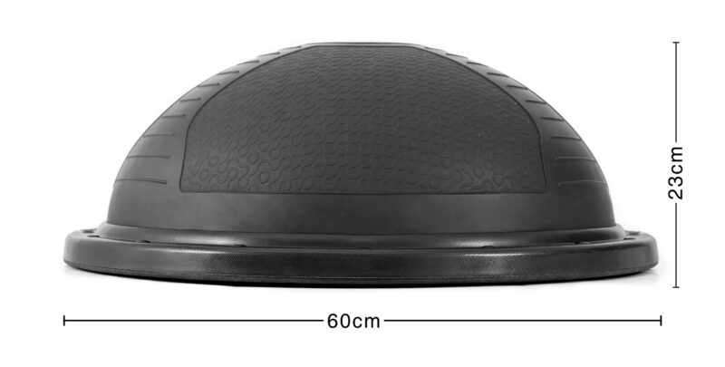 ΜΠΑΛΑ ΙΣΟΡΡΟΠΙΑΣ TPE 60*23CM ΜΕ ΧΕΙΡΟΛΑΒΕΣ ΚΑΙ ΤΡΟΜΠΑ Μπάλα Ισορροπίας AMILA Balance Ball TPE 60cm Photo 4 - allcare.gr