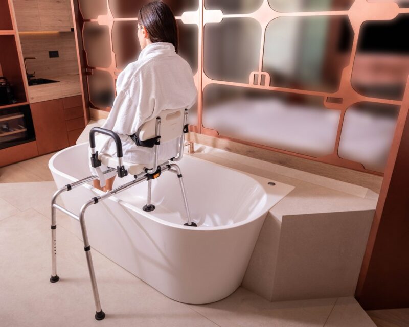 Περιστρεφόμενο Κάθισμα Μεταφοράς Μπανιέρας 360° Mobiak (0805661)