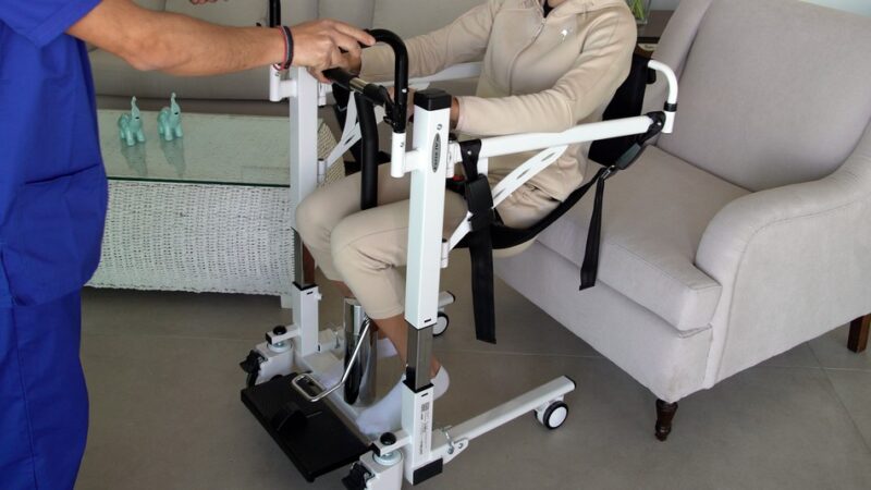 Καρέκλα Ανύψωσης Υδραυλική Τροχήλατη "ESTIA IV"