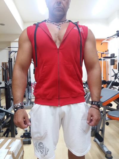VIKING Sleeveless Cardigan V1012B. Sleeveless Zipper Hoodie