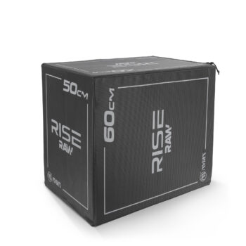 Πλειομετρικό Κουτί Plyo Box Raw Rise 40x50x60 cm - Μαύρο Main Photo - allcare.gr