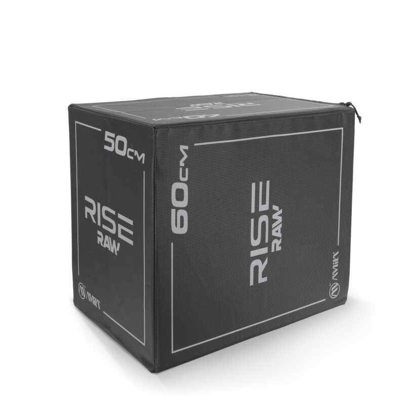 Πλειομετρικό Κουτί Plyo Box Raw Rise 40x50x60 cm - Μαύρο Main Photo - allcare.gr