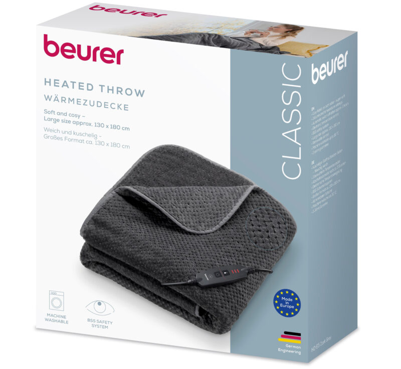 Ηλεκτρική Κουβέρτα Μονή BEURER HD 65 Dark Grey
