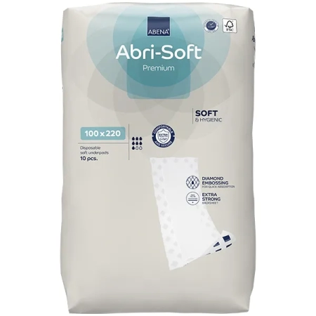 Υποσέντονο Abri-Soft Premium 100x220cm, 10τεμ. Υποσέντονο Abri-Soft Premium 100x220cm, 10τεμ.